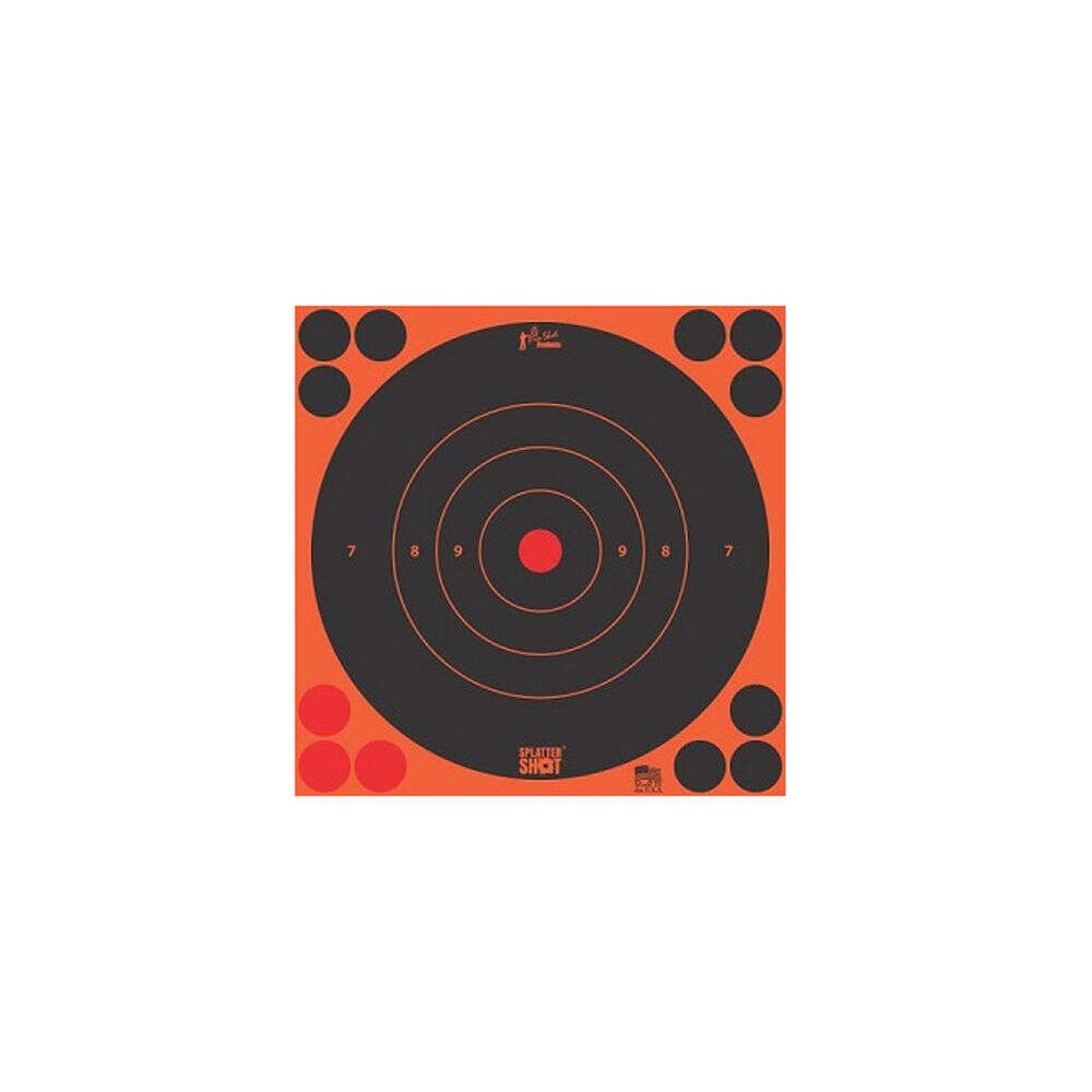 Targets Pro Shot Products 4.50" 8IN ORG BULLS EYE TARGET 30 QTY PK BG • Model: 4.50"